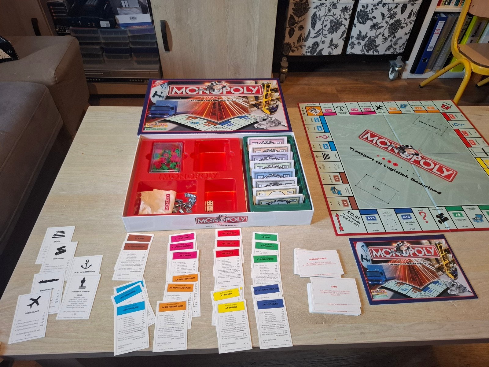 Monopoly Transport en Logistiek Nederland, Vijf spelers of meer, 1027 Newport Ave, Pawtucket, RI 02861, USA, Ophalen of Verzenden