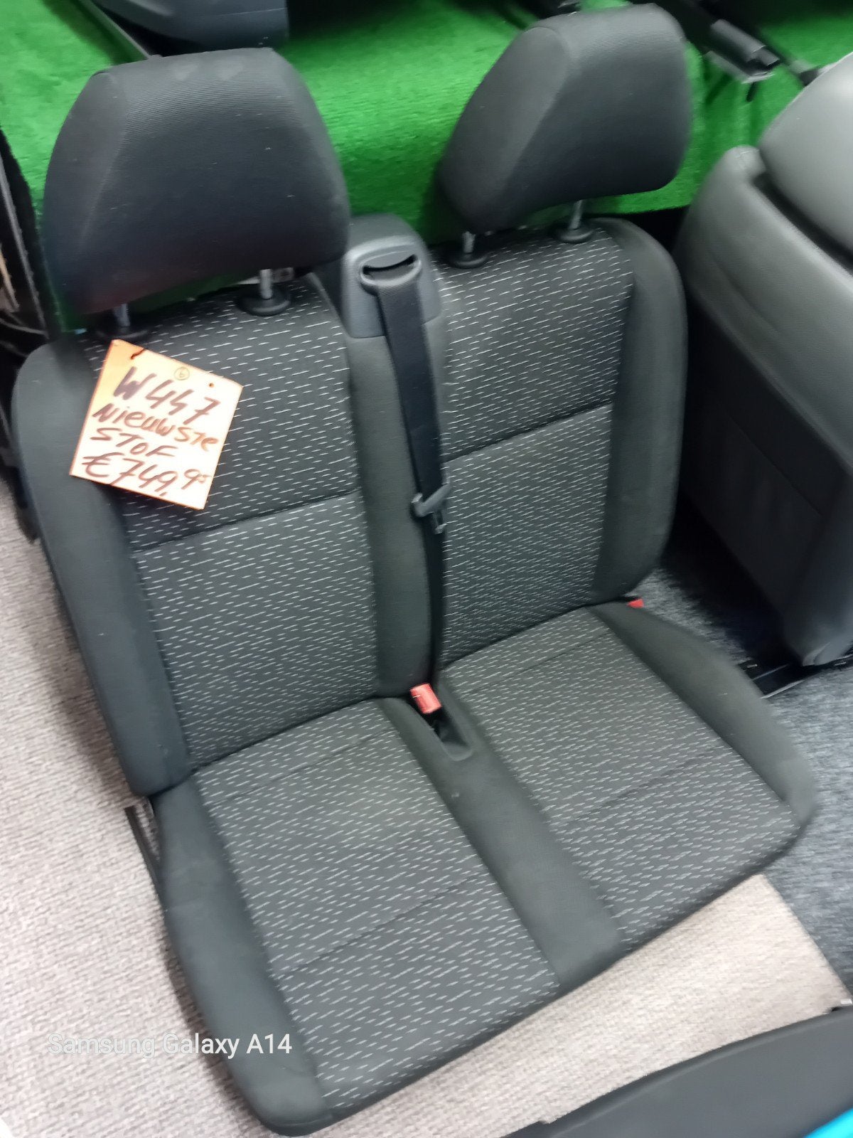 Mercedes Vito V Klasse 2-Zits Bank, Auto-onderdelen, Interieur en Bekleding, Ophalen, Gebruikt, Mercedes-Benz