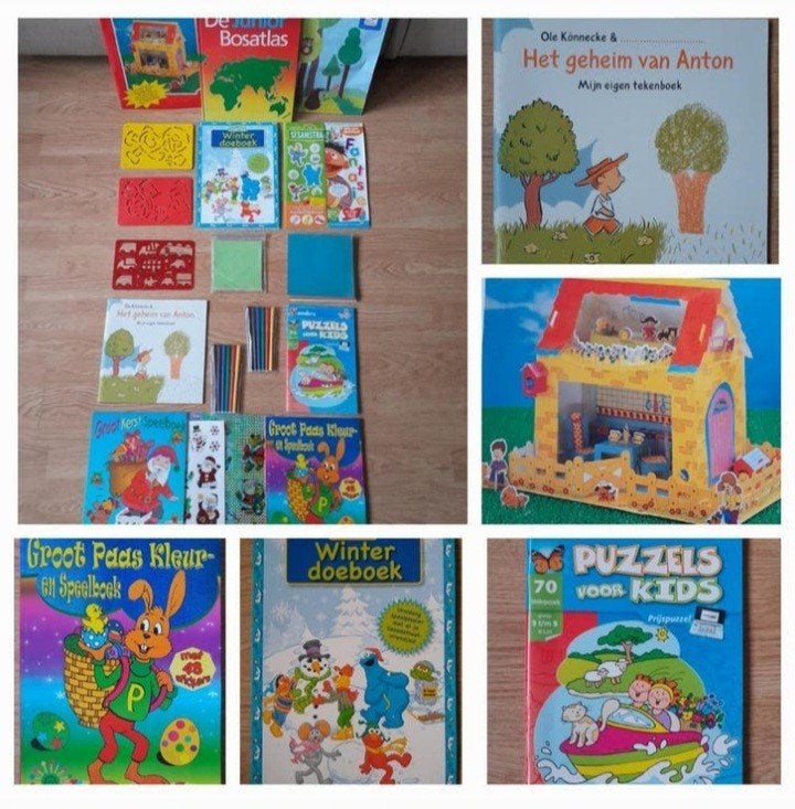 Knutselspullen spelletjesboeken/vakantieboeken voor jongens, Ophalen of Verzenden, Nieuw, Knutselen