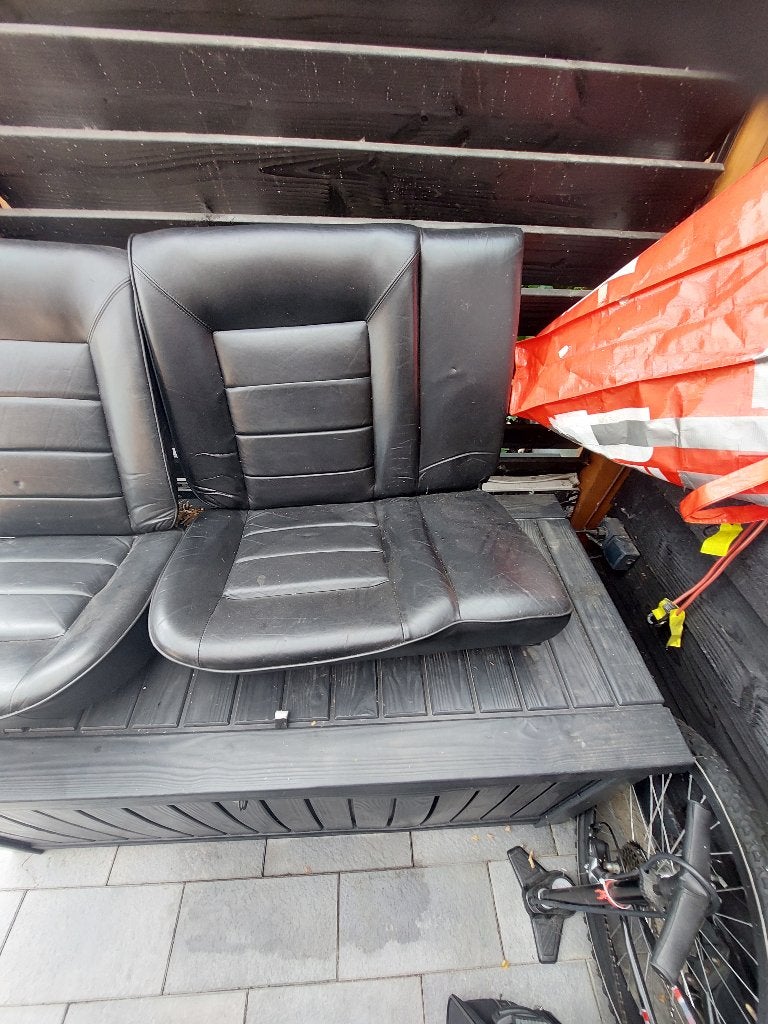 leren  achter bank golf mk 2, Ophalen, Gebruikt, Volkswagen