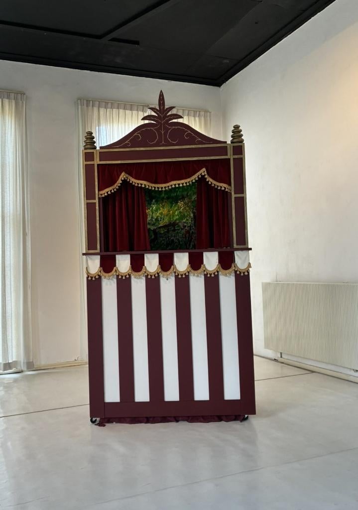 Poppenkast, Ophalen, Gebruikt, Poppenhuis