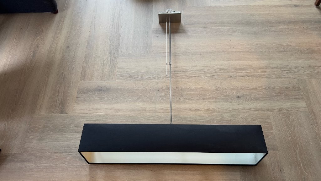 4 pits tafel hanglamp, Ophalen, Strak, Gebruikt, 75 cm of meer