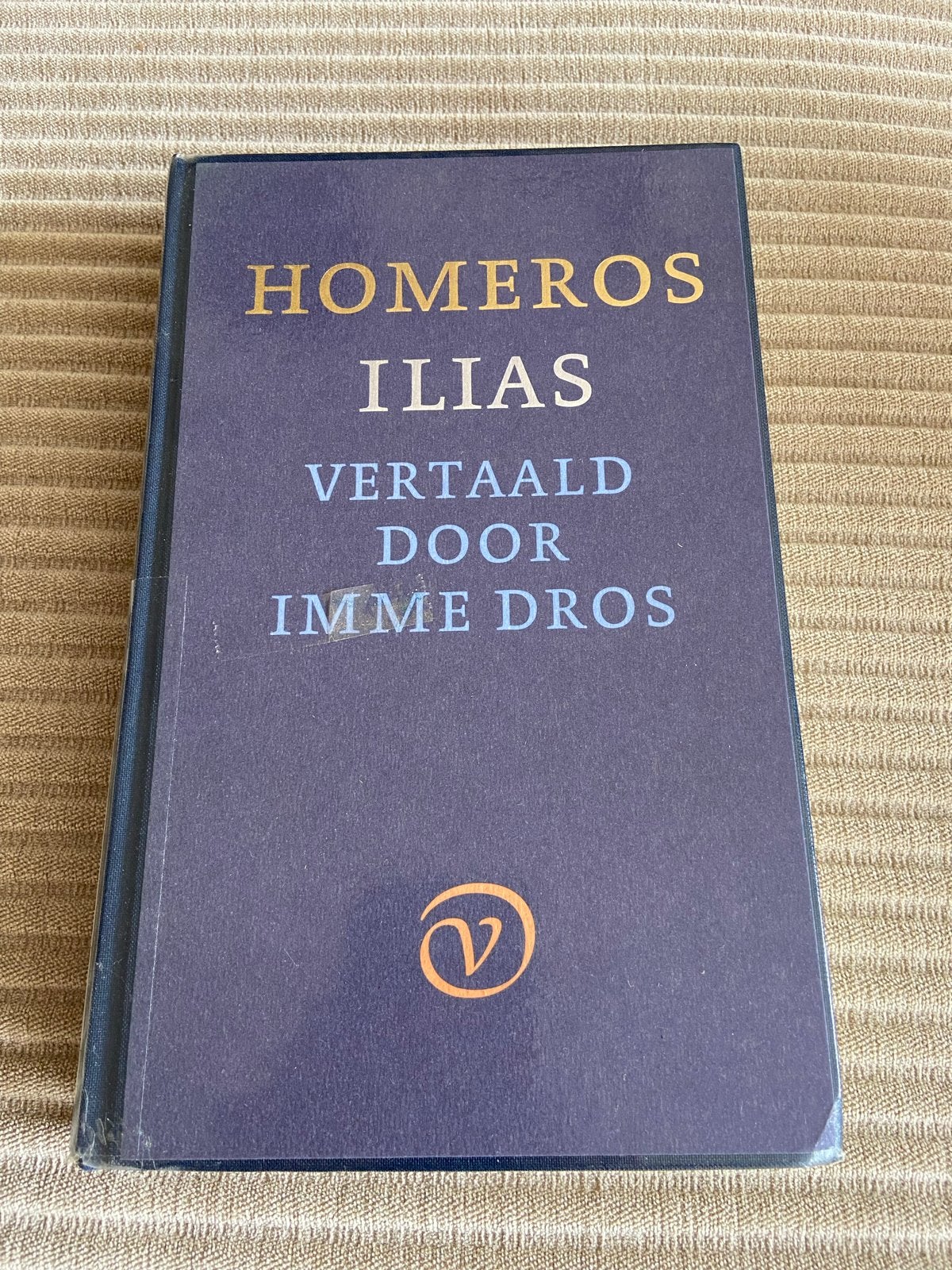 Homerus Ilias - Vertaald door Imme Dros - Oud Bibliotheek Bo, Boeken, Ophalen of Verzenden, Gelezen, Nederland
