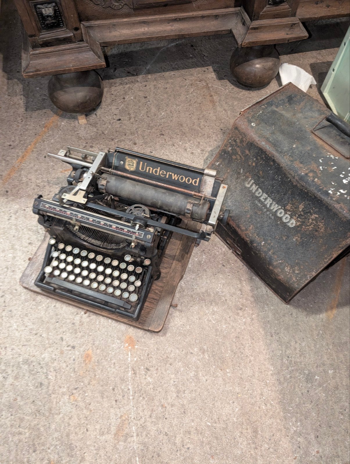 antieke typemachine €50, Ophalen, Onbekend, Onbekend, Onbekend