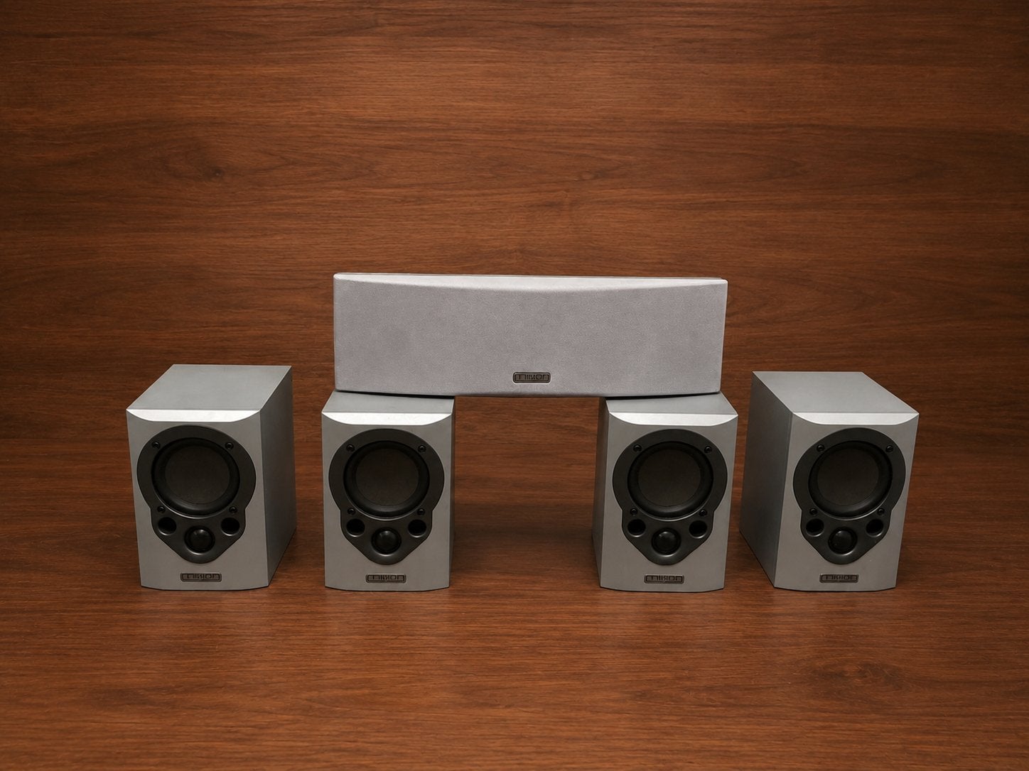 Mission M30 speakers + M3C1 centerspeaker, Overige merken, Overige typen, Ophalen of Verzenden, Zo goed als nieuw