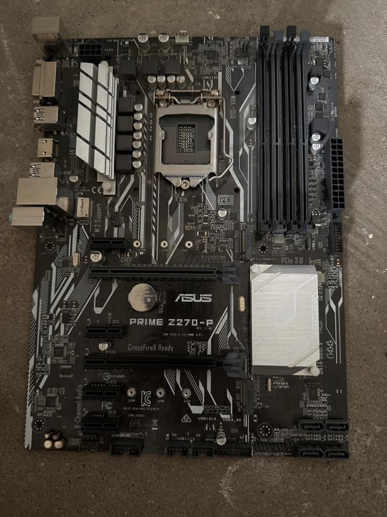 ASUS Prime Z270-P Moederbord - Intel LGA1151 DDR4, Computers en Software, Moederborden, Gebruikt, Intel, DDR4, Ophalen of Verzenden