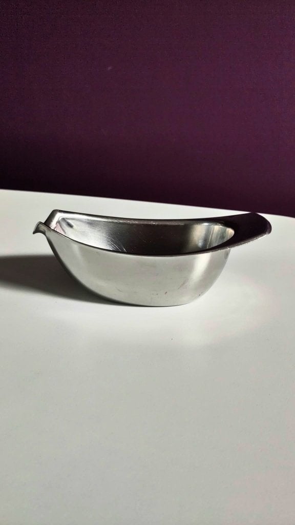 Vintage Alfra Alessi CL35 sauskom – Italië, Ophalen of Verzenden, Zo goed als nieuw, Kom(men), Overige stijlen