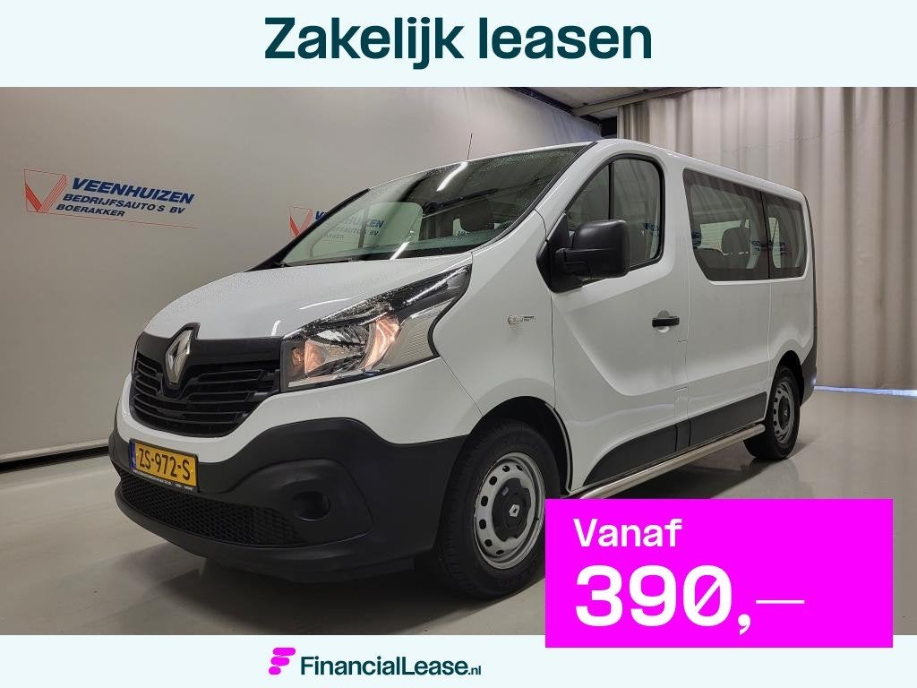 Renault Trafic Passenger 1.6dCi 8-Personenbus - Excl. BTW /, Voorwielaandrijving, Gebruikt, 2000 kg, Wit