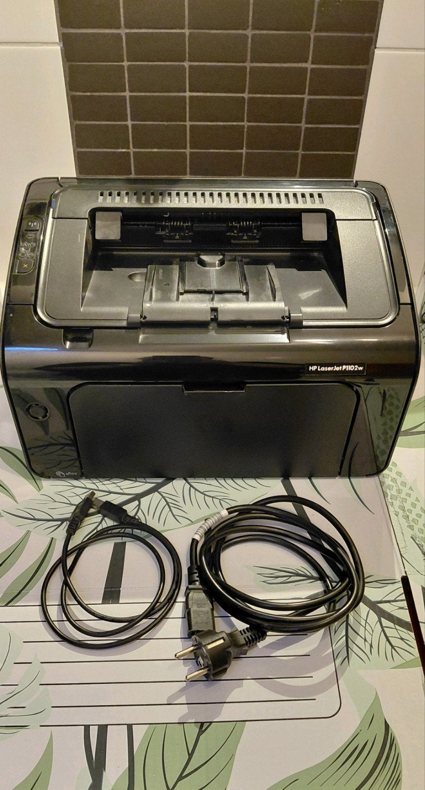 HP LaserJet P1102w Laserprinter - Zwart-wit, USB, Computers en Software, Printers, Ophalen, Zwart-en-wit printen, Gebruikt, Printer
