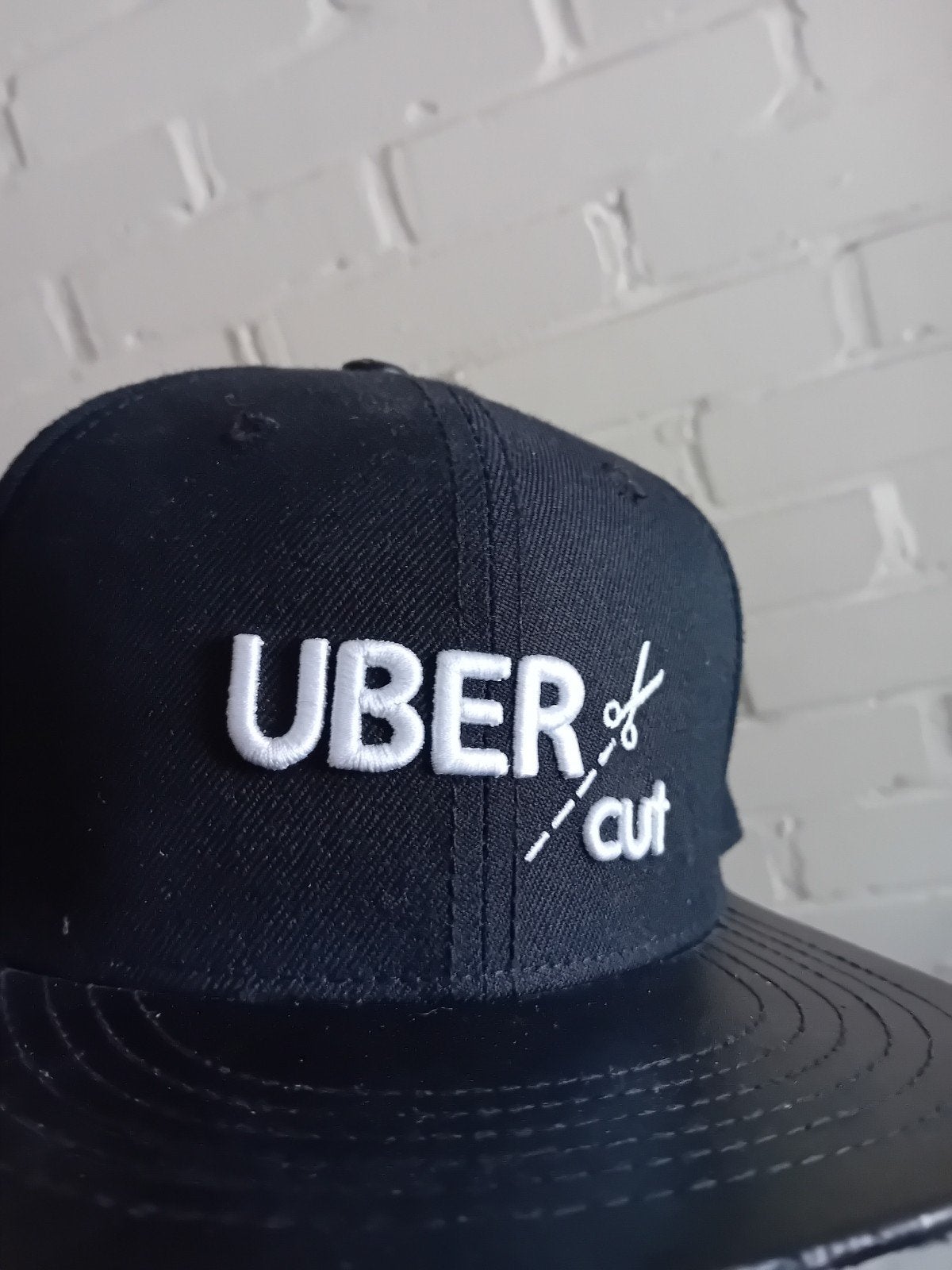 Uber Cutter Pet - Zwarte Snapback met Luipaardprint, Nieuw, Pet, Uber Cutter, One size fits all