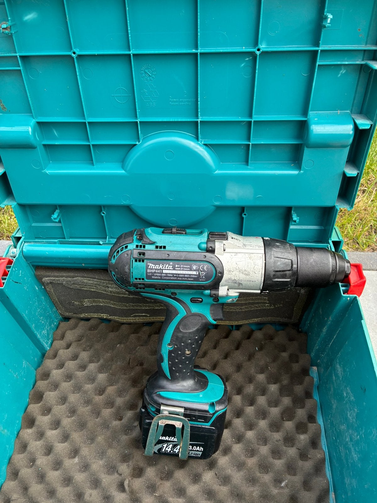 Makita BHP441 schroef klop boormachine. Met systainer., Doe-het-zelf en Verbouw, Ophalen of Verzenden, Zo goed als nieuw, Boormachine
