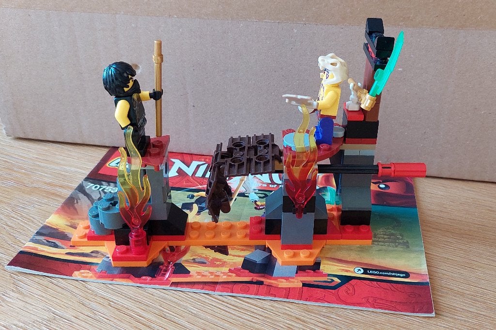 LEGO Ninjago Lava Fall, Lego, Compleet, Ophalen of Verzenden, Zo goed als nieuw