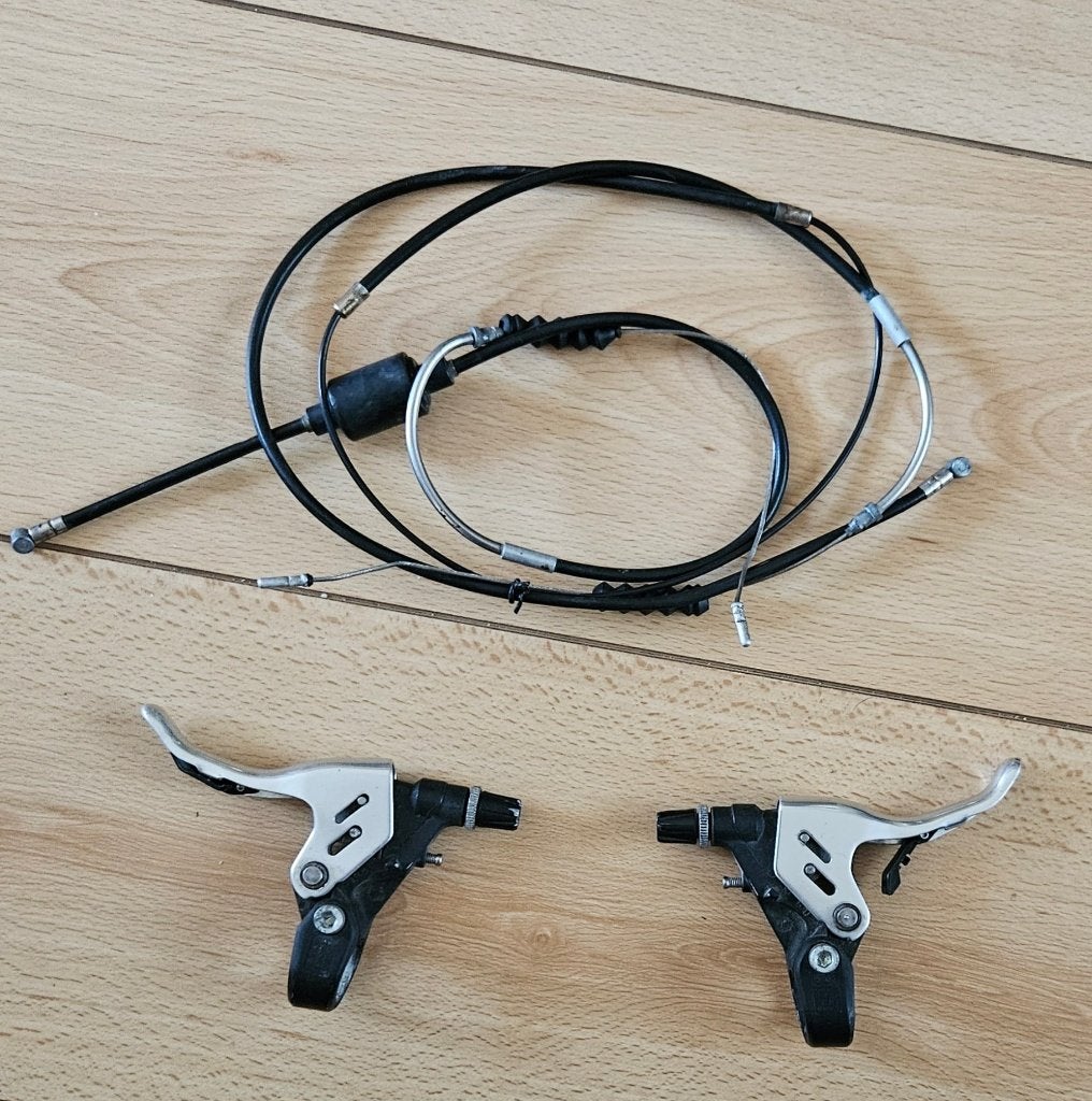 Vintage Shimano BL-M600 Servo-Wave V-brake remset, Remmen, Gebruikt, Mountainbike, Ophalen of Verzenden