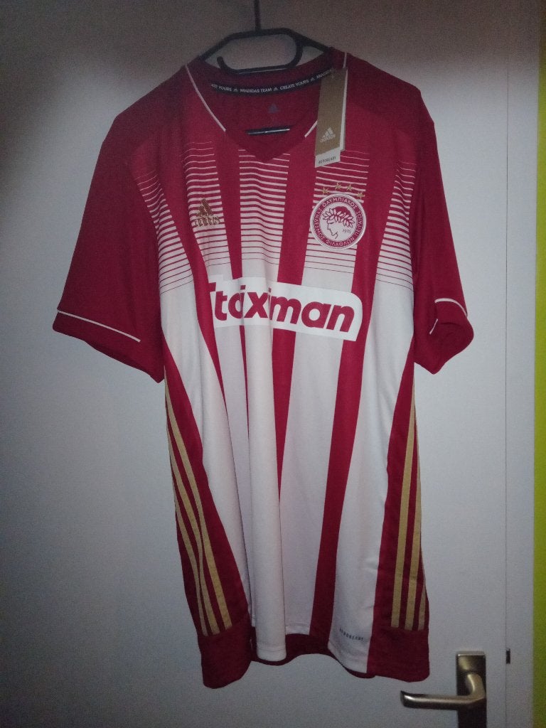 Nieuw Adidas Olympiakos Piraeus shirt - Maat XL, Ophalen of Verzenden, Adidas, Voetbal, Rood