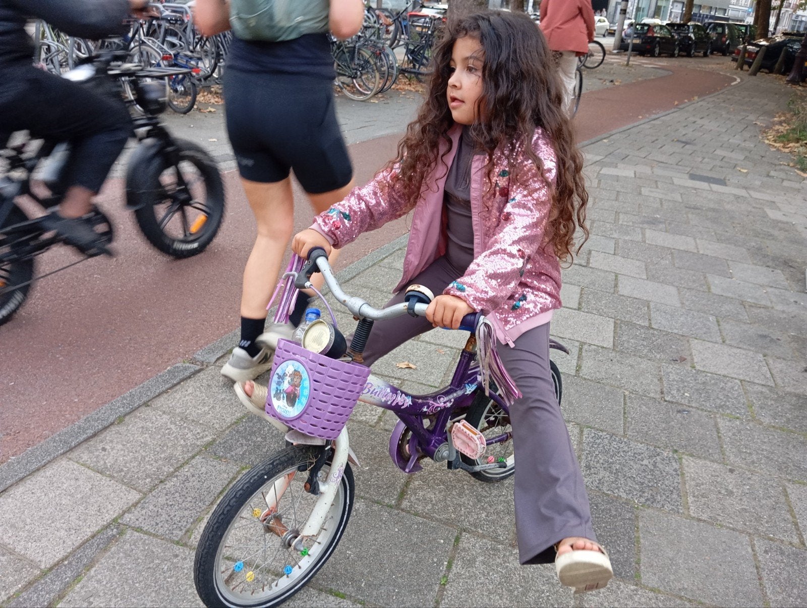 Butterfly kinderfiet, Ophalen of Verzenden, Gebruikt, Minder dan 16 inch