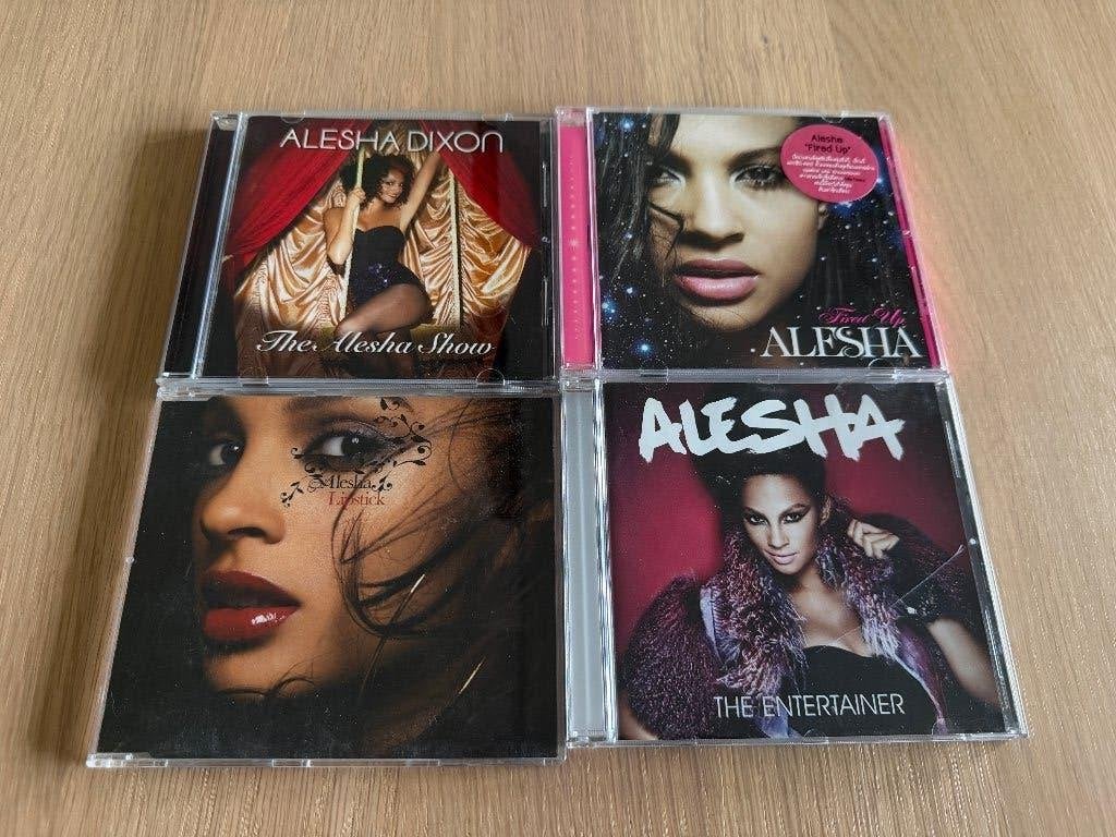 Alesha Dixon 4x CD/Single Fired Up, Alesha Show, Entertainer, Ophalen of Verzenden, Zo goed als nieuw, R&B