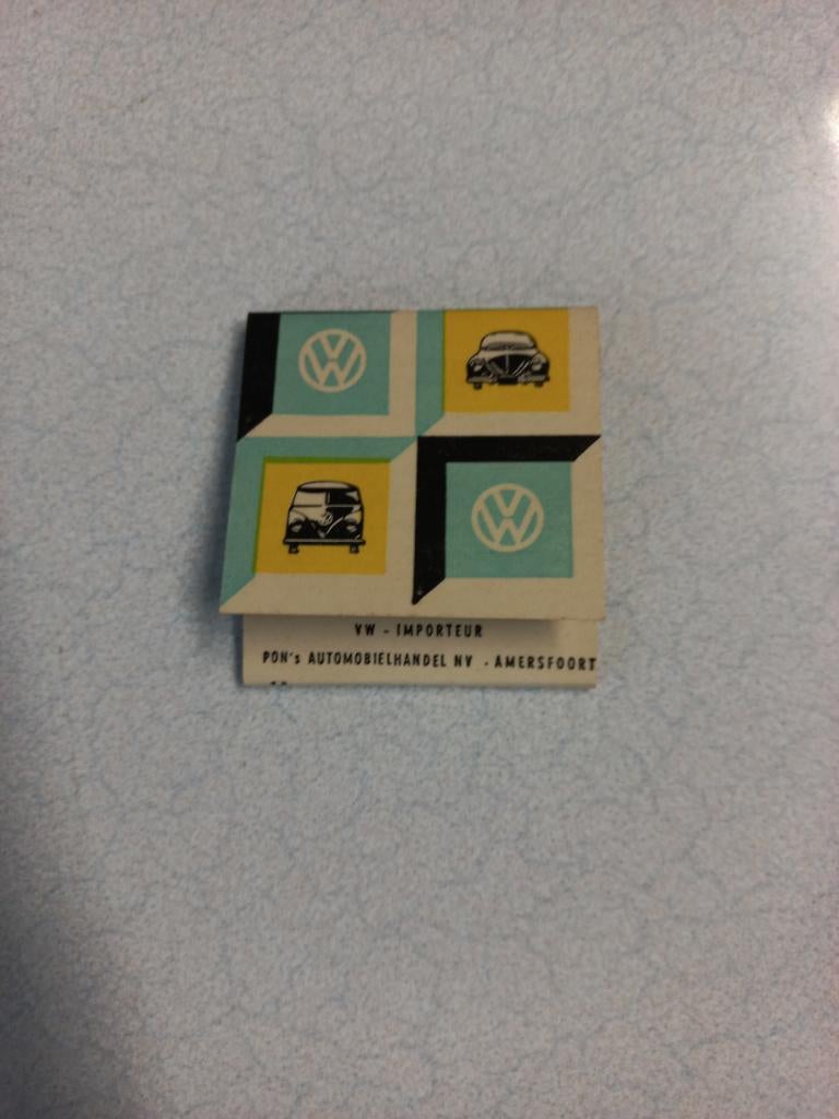 Vw kever, T1, Lucifer doosje jaren 50-60, Verzamelen, Ophalen of Verzenden, Zo goed als nieuw, Tabaksdoos of Verpakking
