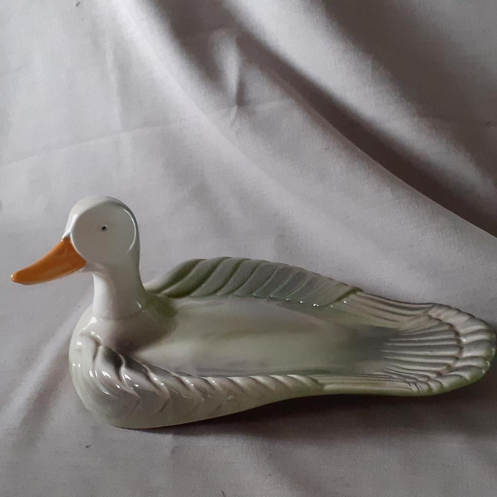 Aardewerk serveerschaal "Gans, eend", Antiek en Kunst, Ophalen of Verzenden