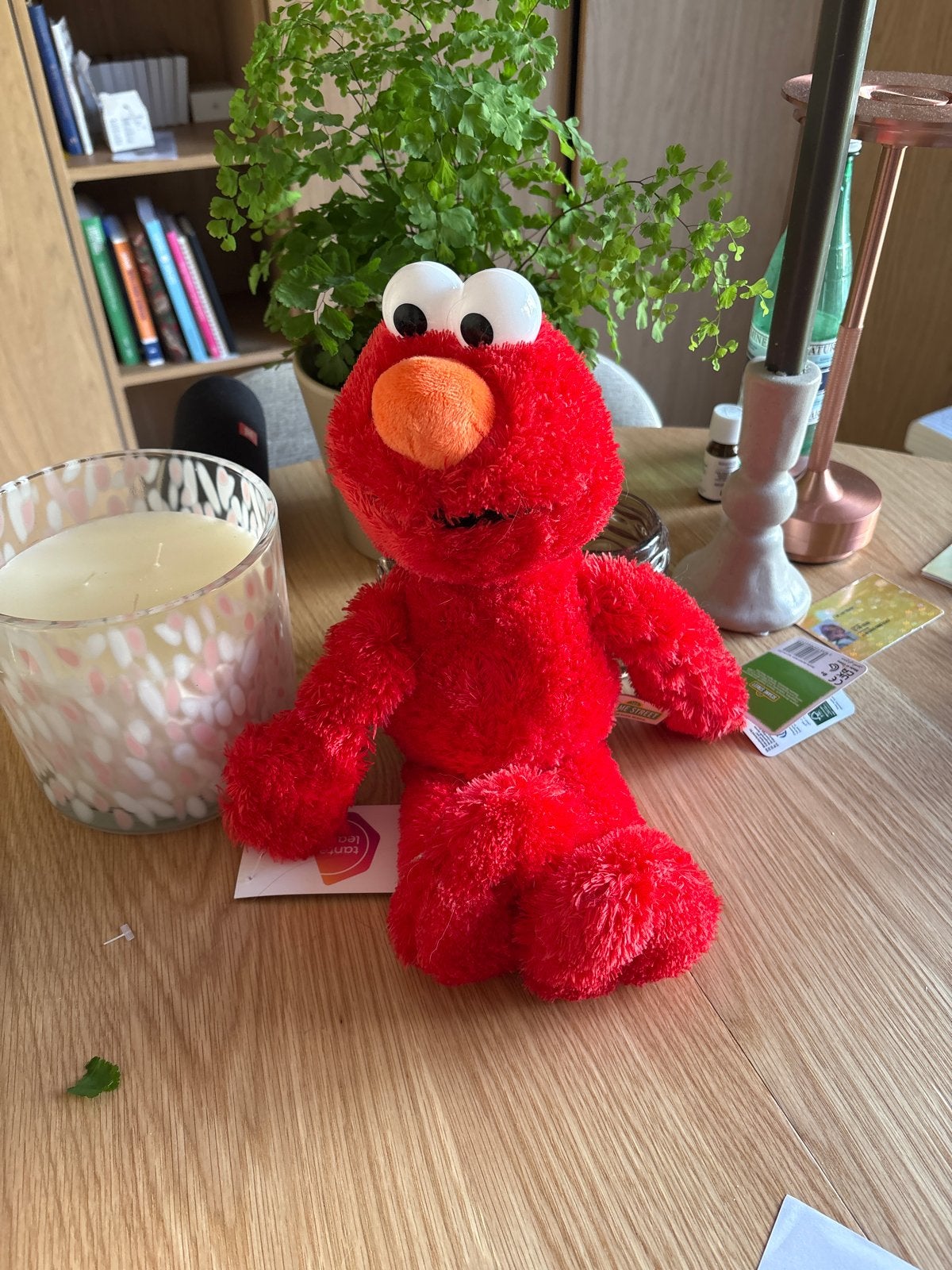 Grote Elmo knuffel - Nieuw met labels, Kinderen en Baby's, Overige karakters, Overige typen, Nieuw, Ophalen of Verzenden