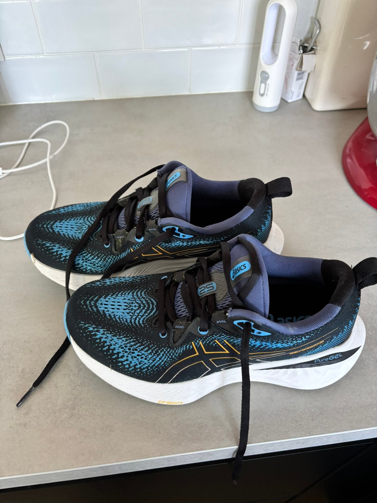 Asics pure gel ff blast, Hardloopschoenen, Ophalen of Verzenden, Zo goed als nieuw, Hardlopen
