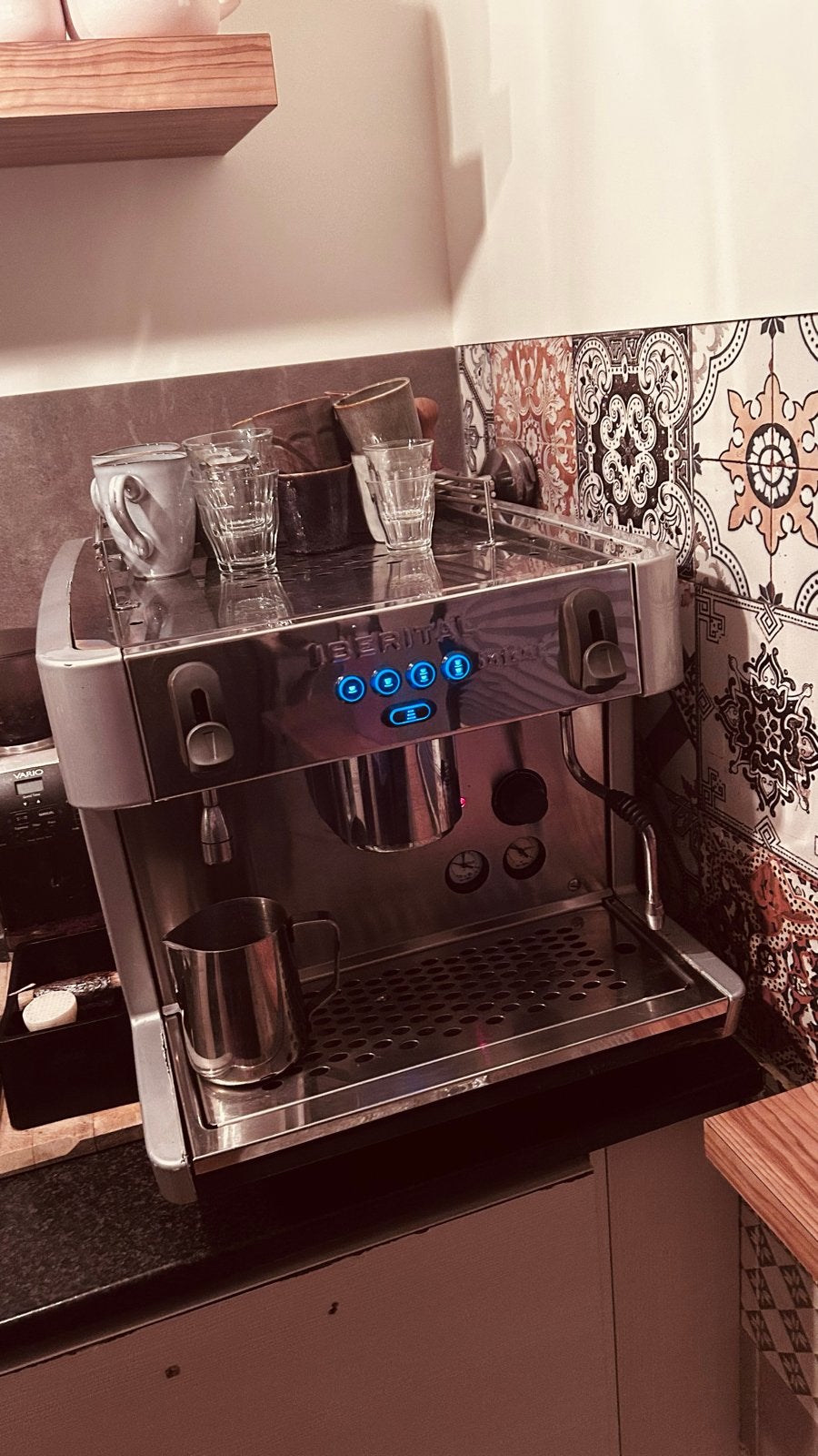 Espresso Machine merk Berital, Gebruikt, Espresso apparaat, 2 tot 4 kopjes, Gemalen koffie
