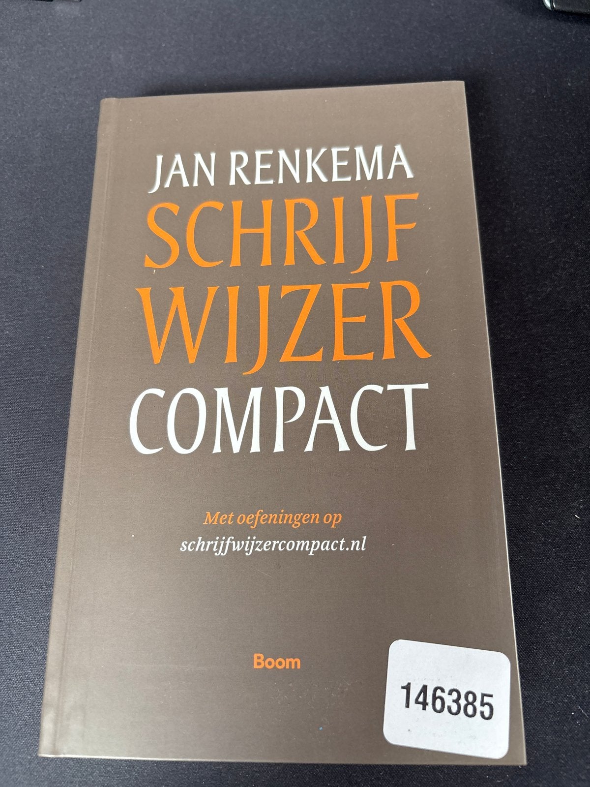 Schrijfwijzer Compact - Jan Renkema (Boom), Boeken, Ophalen of Verzenden, Alpha, Zo goed als nieuw, HBO