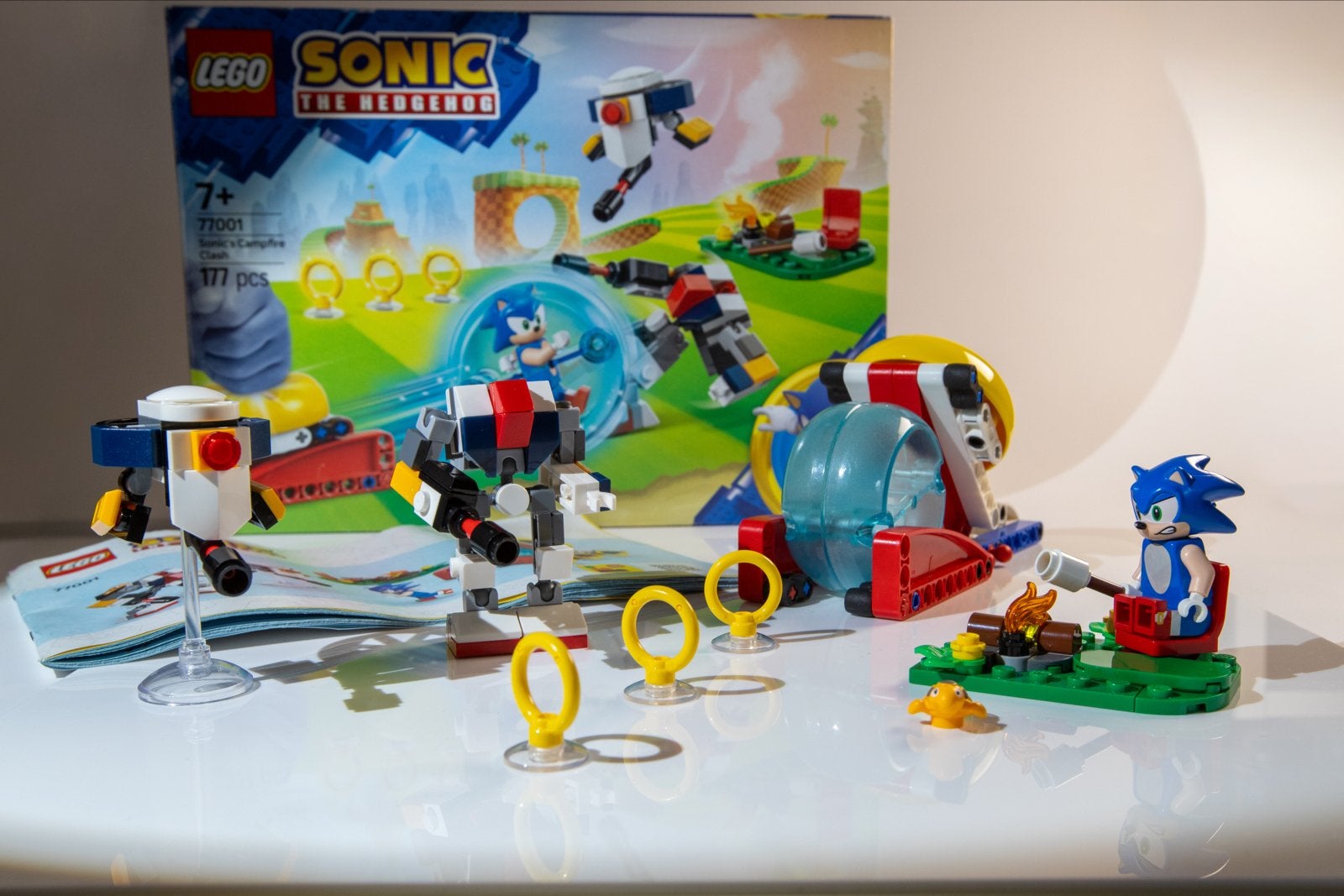 Lego Sonic the Hedgehog 77001 Sonic's Campfire Clash, Overige thema's, Lego, Ophalen of Verzenden, Zo goed als nieuw