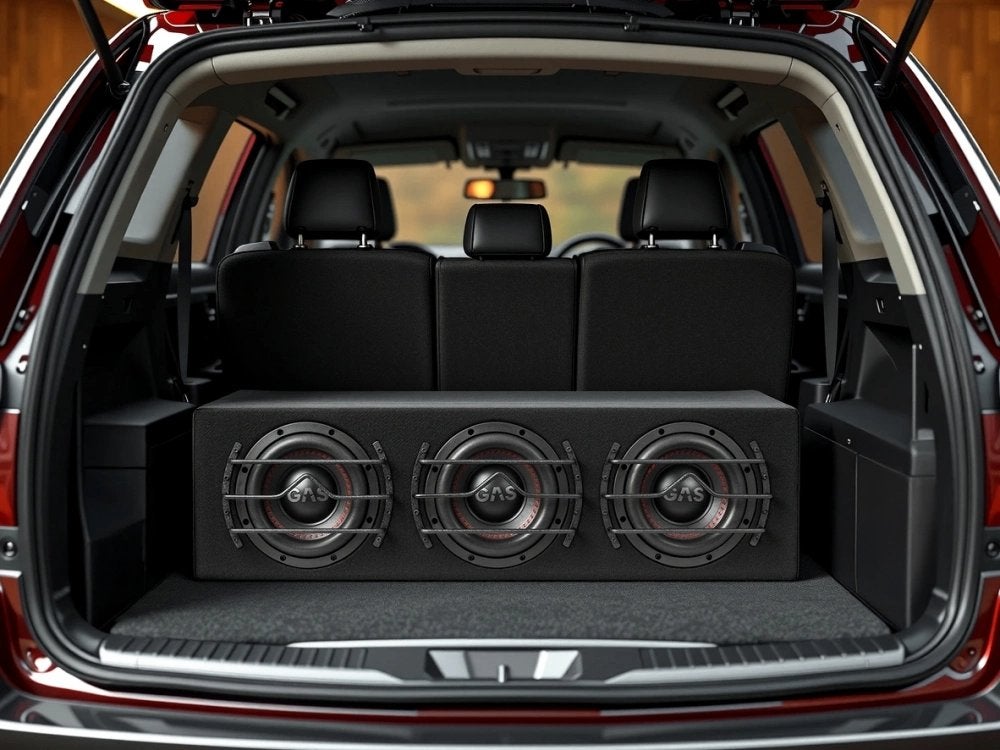 GAS MAX B1-38 3 x 8 inch 1500W RMS Subwoofer 3x8'', Info@optimount.nl, Nieuw, Ophalen of Verzenden, Anholtseweg 48A 7091 HB DINXPERLO