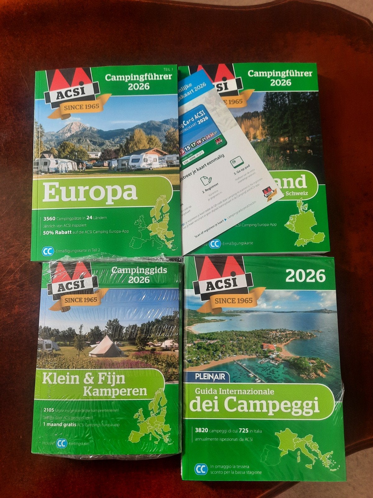 ACSI CAMPING GIDSEN 2026 ONGEBRUIKT MET CC KAART, Boeken, Overige merken, Fiets- of Wandelgids, Europa, Ophalen of Verzenden