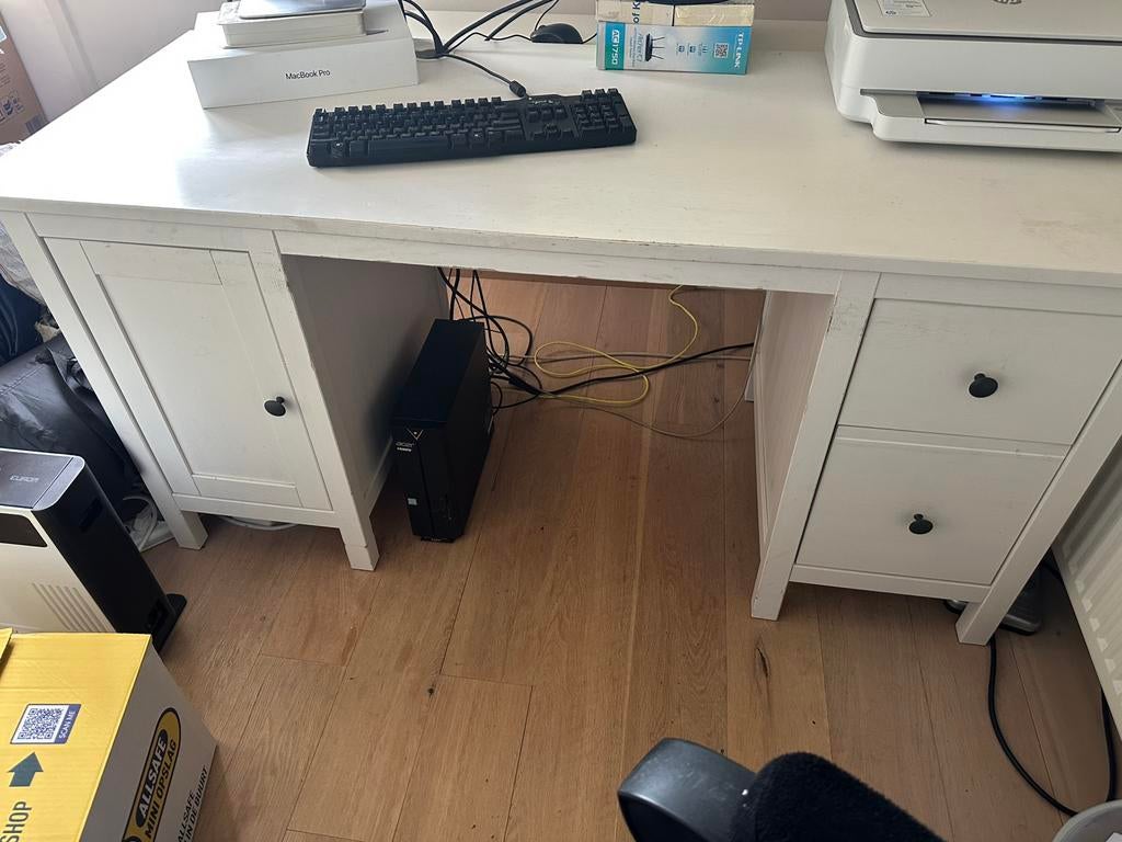 Ikea Hemnes bureau wit, Ophalen, Gebruikt