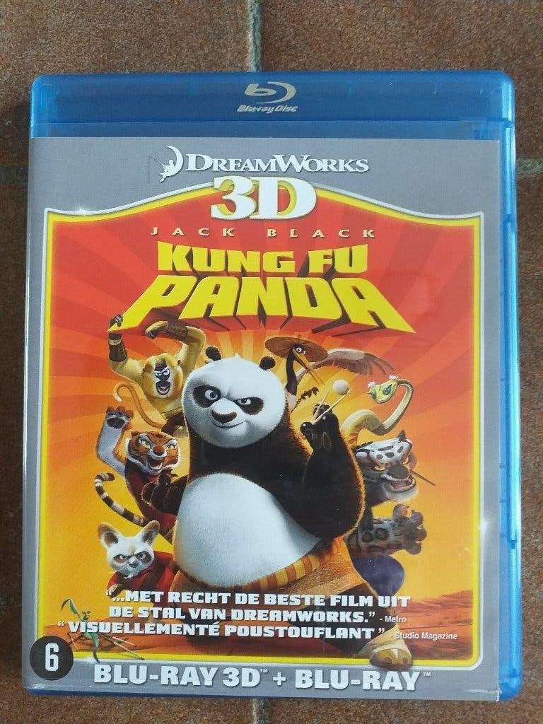 Kung Fu Panda 3D Bluray + 2D Bluray, Cd's en Dvd's, Blu-ray, Inclusief DVD, Film, Nederlands, Ophalen of Verzenden