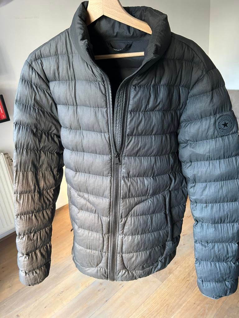 Airforce jas grijs, Kleding | Heren, Jassen | Winter, Ophalen of Verzenden, Gedragen, Maat 48/50 (M), Grijs