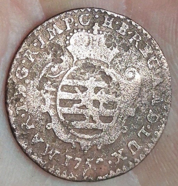 Bodemvondst - liard - 1759 - Maria Theresa - Brussel, Ophalen of Verzenden, Vóór koninkrijk, Overige waardes, Losse munt