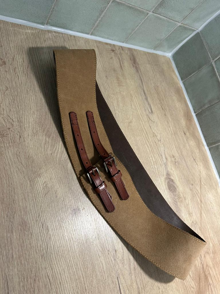 Massimo Duti brede leren riem maat 85, Kleding | Dames, Riemen en Ceinturen, 80 tot 90 cm, Echt leder, Nieuw, Tailleriem