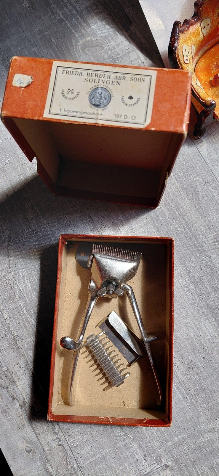 Vintage Friedr. Herder Abr. Sohn Solingen Haarsnijmachine, Ophalen of Verzenden