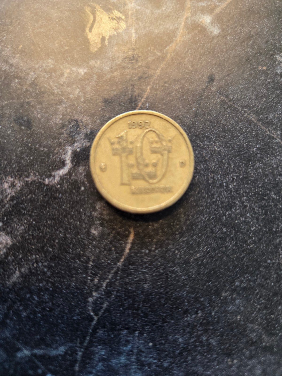 Zweedse 10 Kronen Munt 1997 - Koning Carl XVI Gustaf, Ophalen of Verzenden