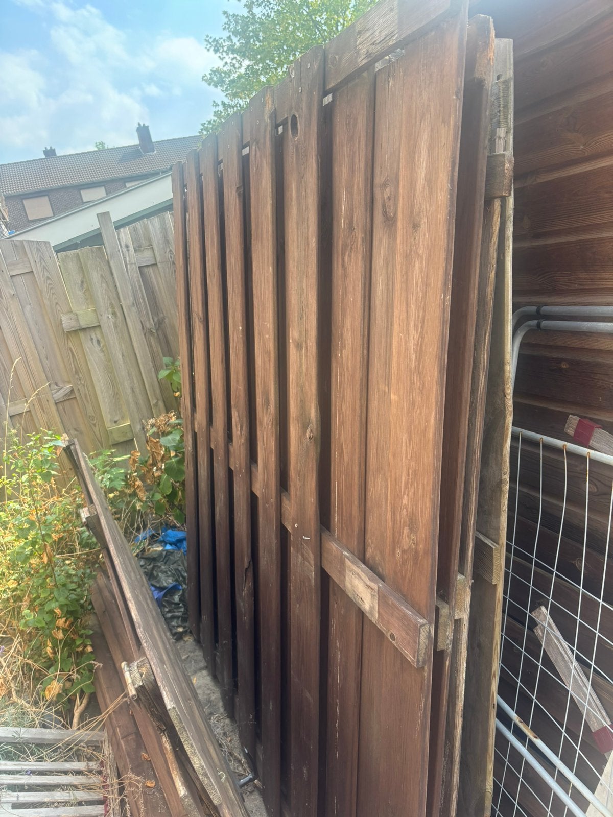 Schuttingen, Tuin en Terras, Schuttingen, Ophalen, 1 tot 2 meter, Minder dan 3 meter, Zo goed als nieuw