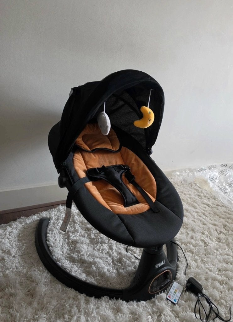Elektrische baby schommel/wip, Overige merken, Schommelstoel, Nieuw, Met gordel(s) of riempje(s)