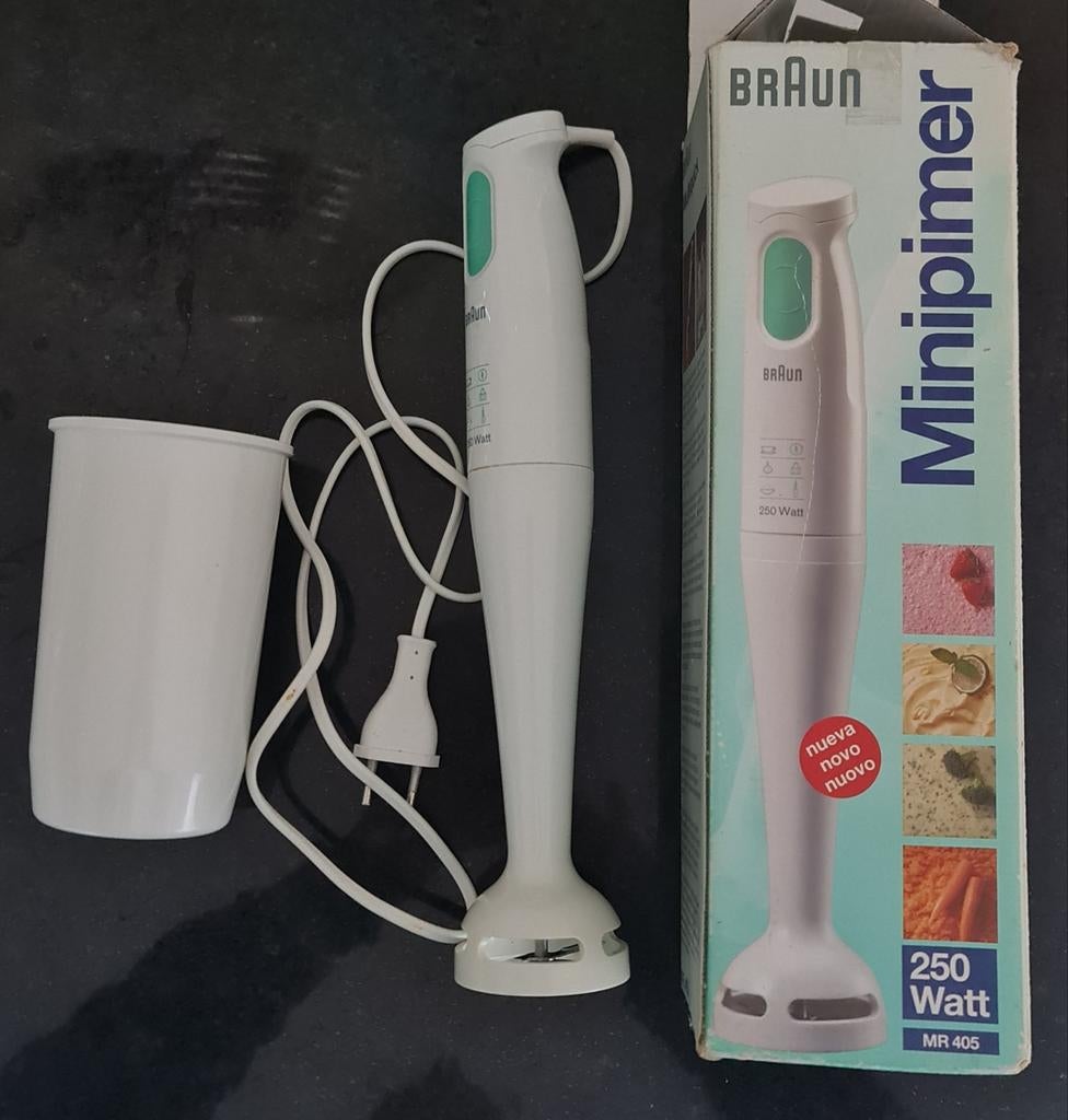 Braun Staafmixer, Witgoed en Apparatuur, Minder dan 1 liter, Ophalen of Verzenden, Gebruikt, 1 snelheid