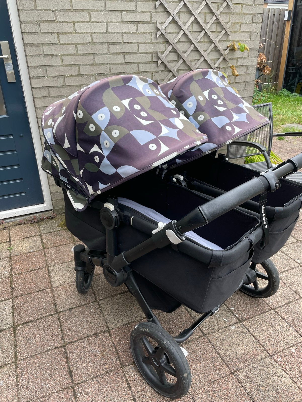 Bugaboo Donkey 5 Twin duo kinderwagen met accessoires, Ophalen, Gebruikt, Combiwagen, Duowagen