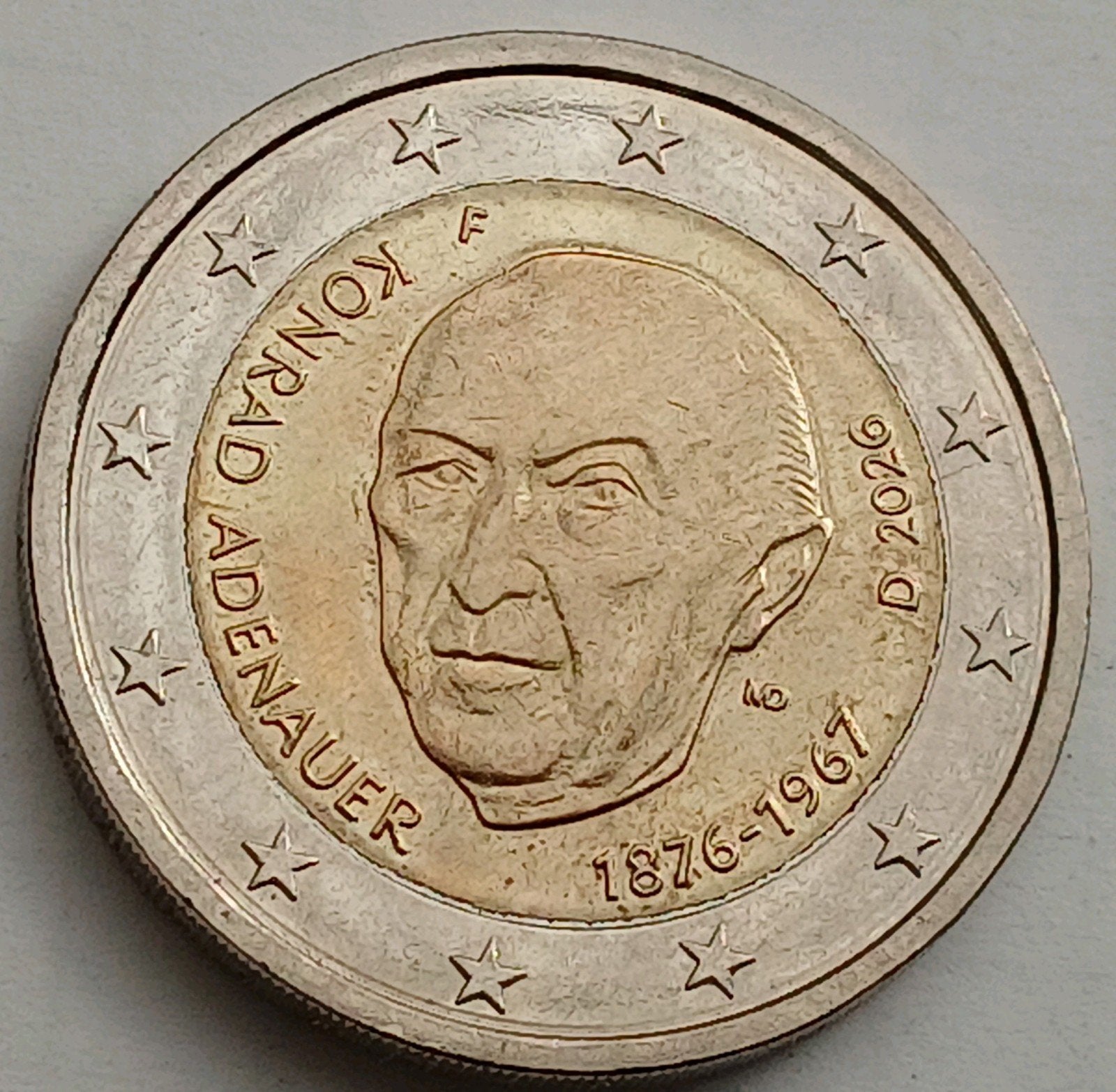 Duitsland 2 Euro 2026F Speciale Herdenkingsmunt Commemoratie, Postzegels en Munten, Munten | Europa | Euromunten, Ophalen of Verzenden