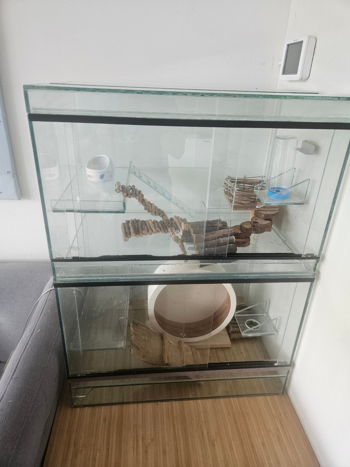 terrarium/hamsterkooi, Ophalen, Gebruikt, Verzorging