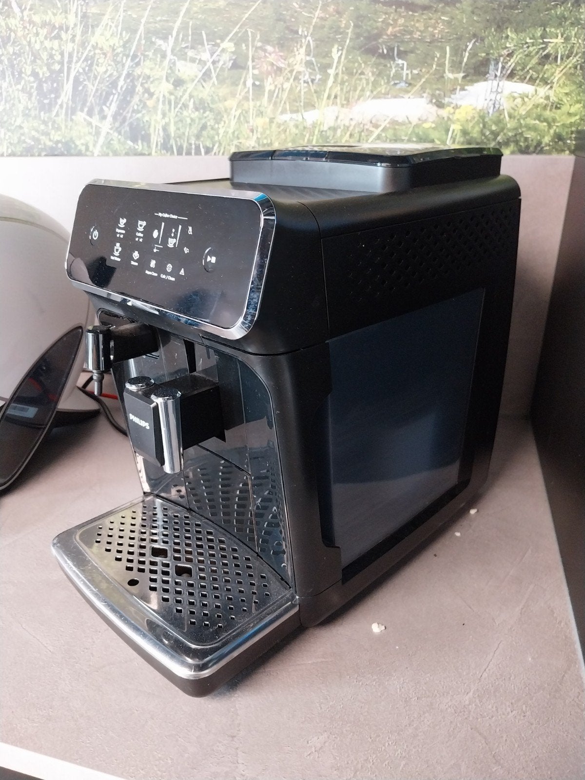 Philips Volautomatische Espressomachine - Zo goed als nieuw, Ophalen, Afneembaar waterreservoir, Espresso apparaat, Koffiebonen