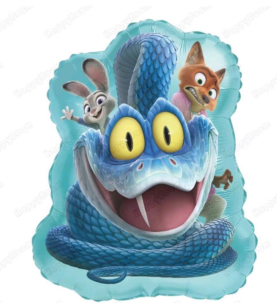 Zootopia 2 Verjaardagsfeestje Thema Decoratie Ballons, Ophalen of Verzenden, Nieuw, Versiering, Verjaardag