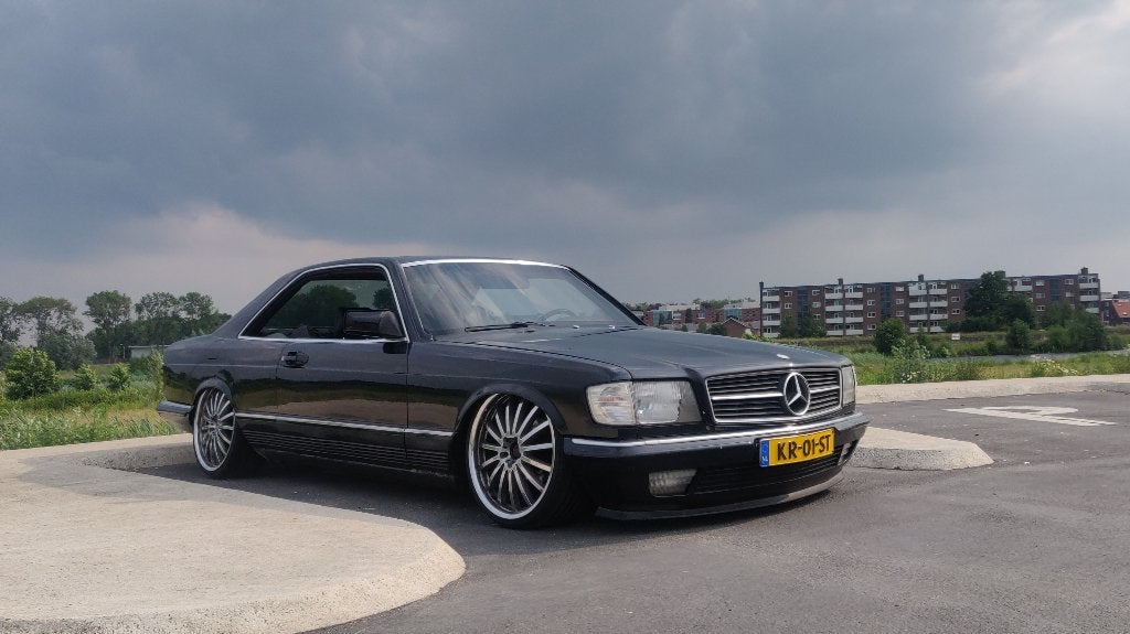 Mercedes 500 SEC Luchtvering, 2 jaar APK,, Automaat, Achterwielaandrijving, 5000 cc, Zwart