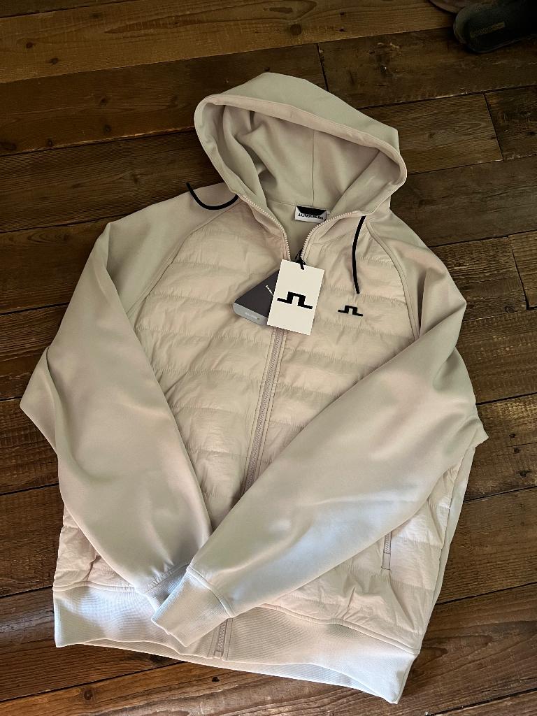 J.Lindeberg mijo hybrid zip hood jacket, Verzenden, Beige, Nieuw, J.Lindeberg