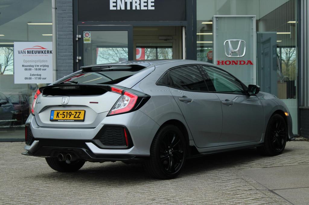 HONDA Civic 1.5 i-VTEC 182pk 5D Sport | Black Edition | Clim, Auto's, Honda, 12 maanden, Stof, 4 cilinders, Lichtsensor