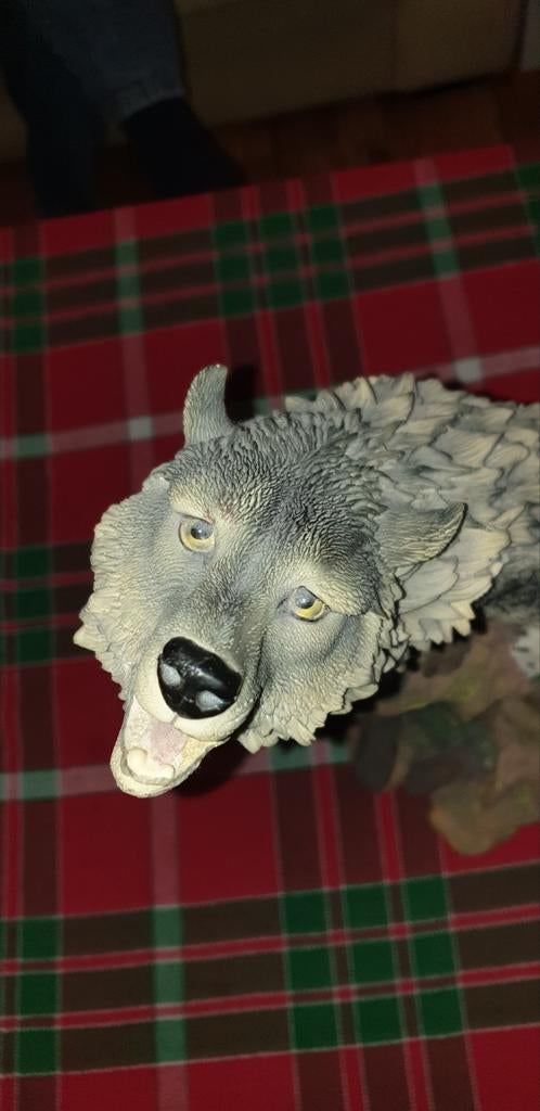 Mooi Wolf Beeld Te Koop, Verzamelen, Beelden en Beeldjes, Ophalen, Zo goed als nieuw