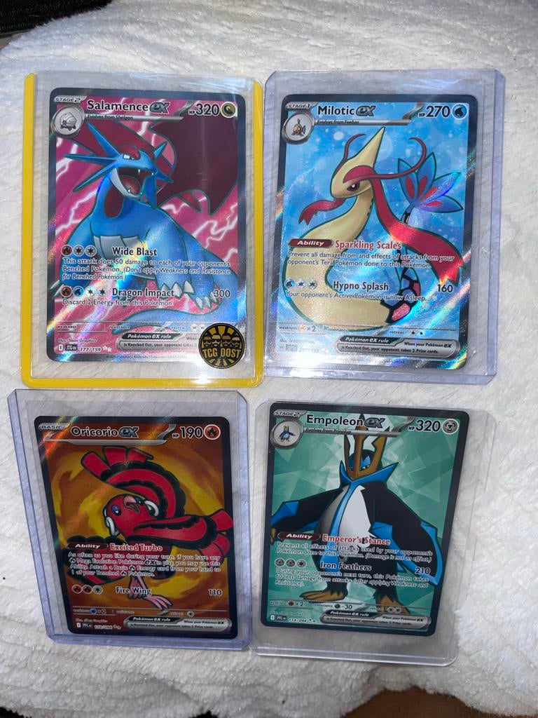 Diverse Pokémon kaarten - Reageer bij interesse!, Ophalen of Verzenden, Zo goed als nieuw, Meerdere kaarten, Foil
