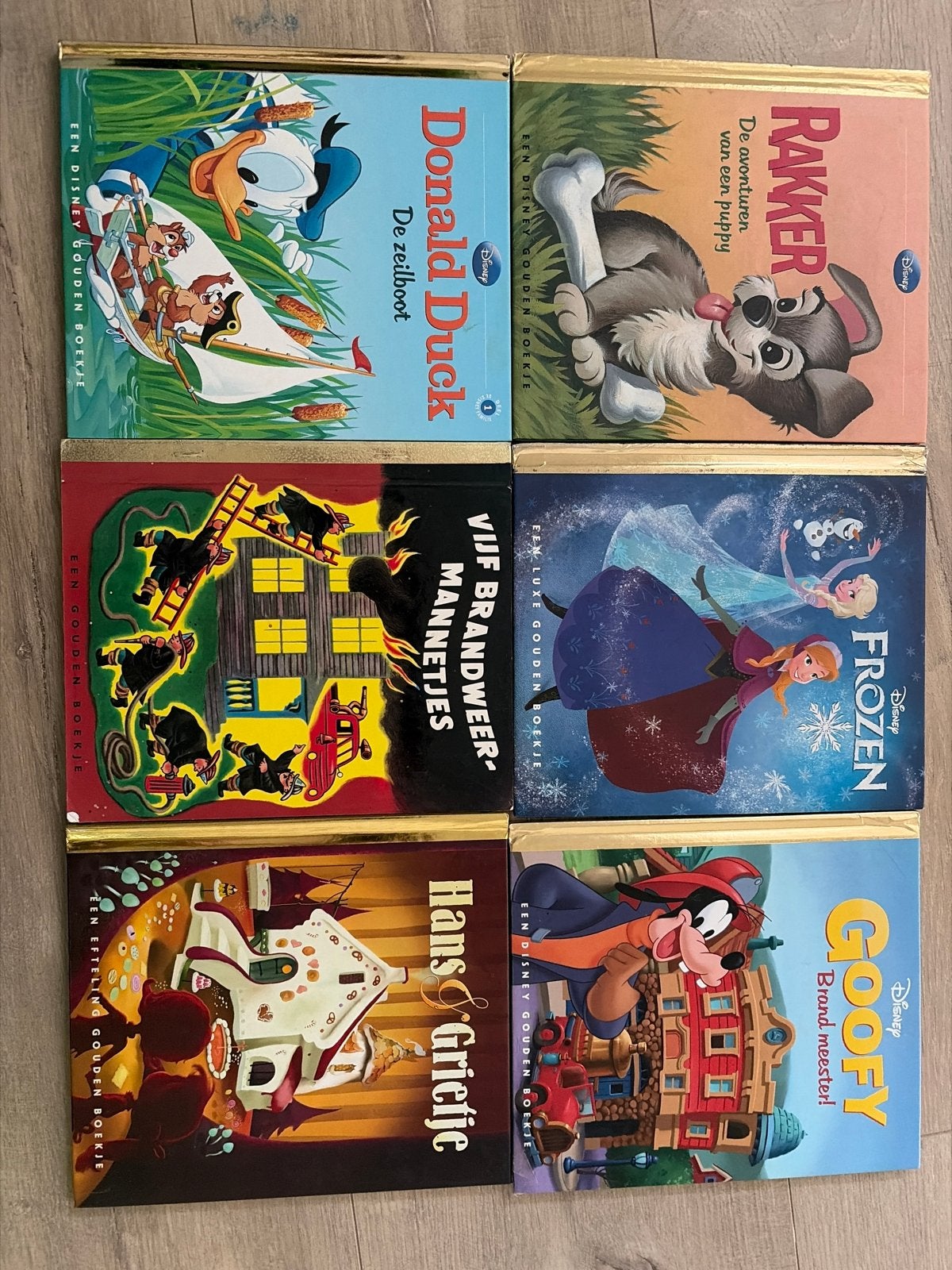 Gouden Boekjes: Donald Duck, Frozen, Hans & Grietje, Rakker, Gelezen, Jongen of Meisje, Gouden boekje, Ophalen of Verzenden